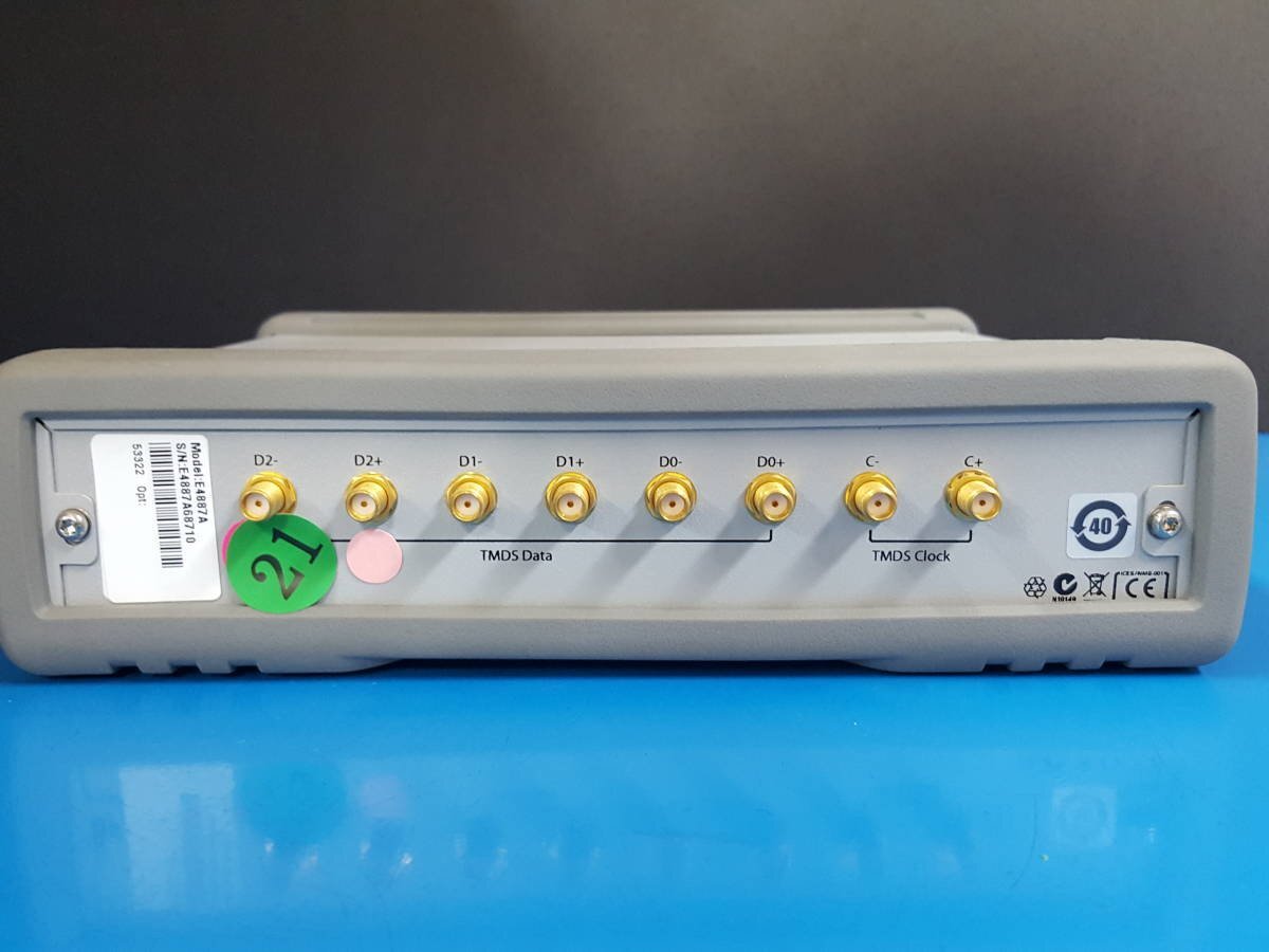 (NBC) Agilent E4887A-102 (850mm) CTS 1.3高周波ケーブルエミュレータ, HDMI Cable Emulator (中古 8710)_画像4