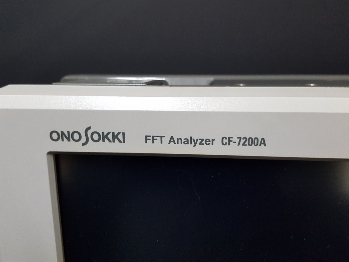 [NBC] 小野測器 ONO SOKKI CF-7200A FFTアナライザ 2ch FFT Analyzer (中古 00018)_画像3