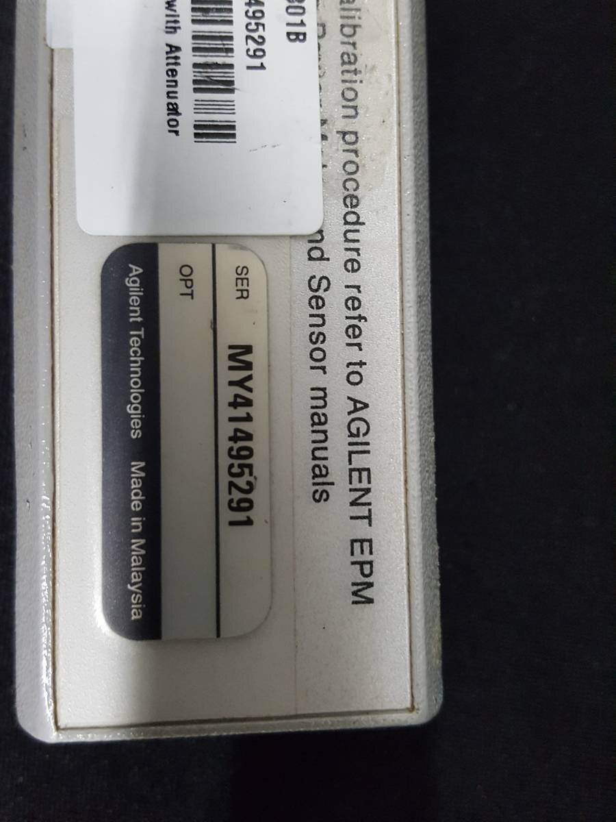 (NBC) 中古 アジレント Agilent E9301B パワーセンサ(アッテネーター付き) E-Series Average Power Sensor + Attenuator (5291)_画像4