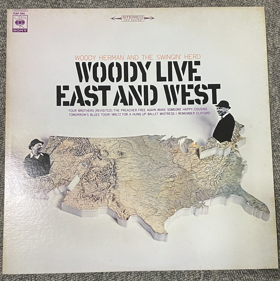 【LP・状態良好】WOODY LIVE EAST AND WEST / WOODY HERMAN / ウディ・ハーマン / ライブ・イースト・アンド・ウエスト_画像1