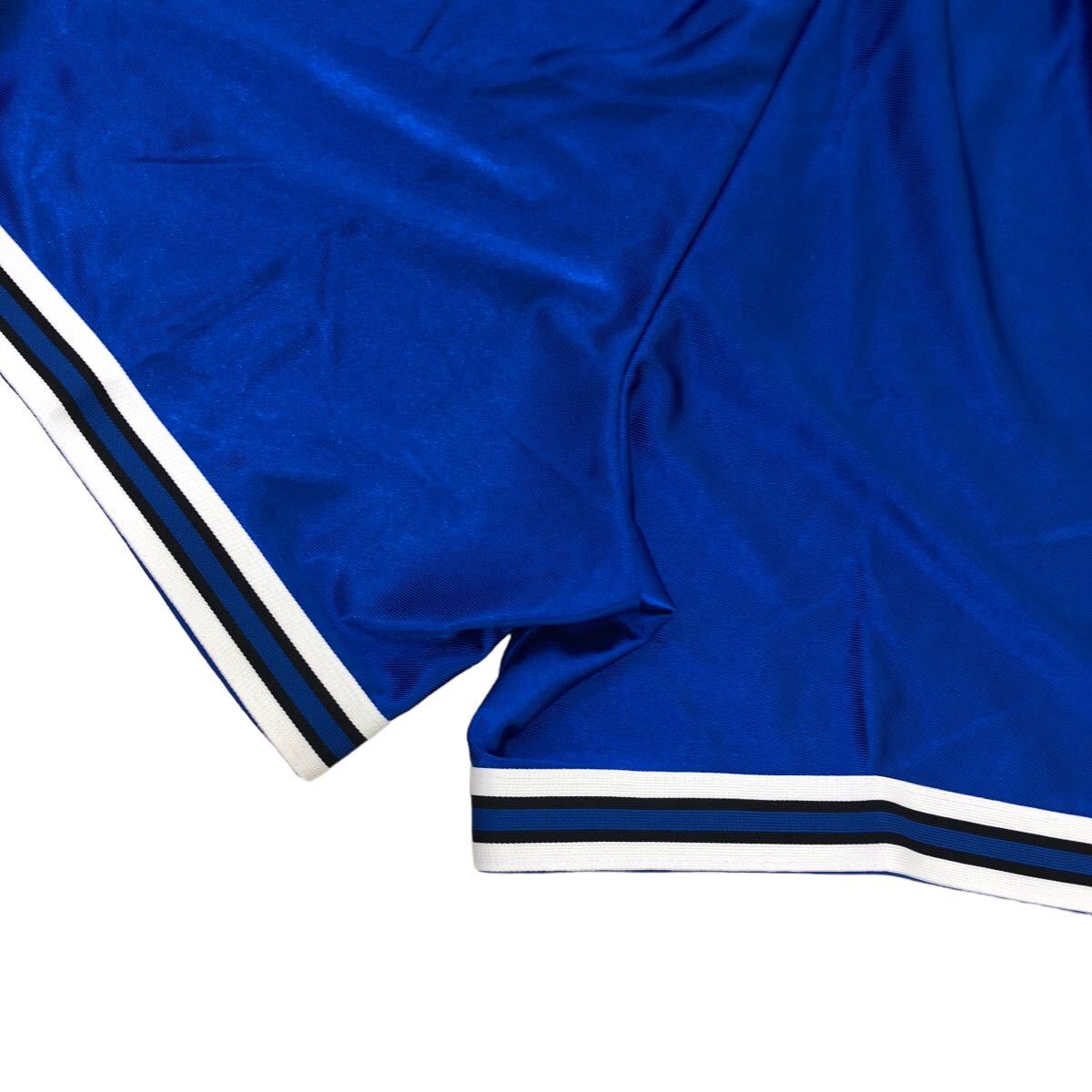 S199 日本製 DESCENTE デサント バスケパンツ ハーフパンツ ボトムス バスケットボール スポーツウェア メンズ SS S ブルー 青_画像8