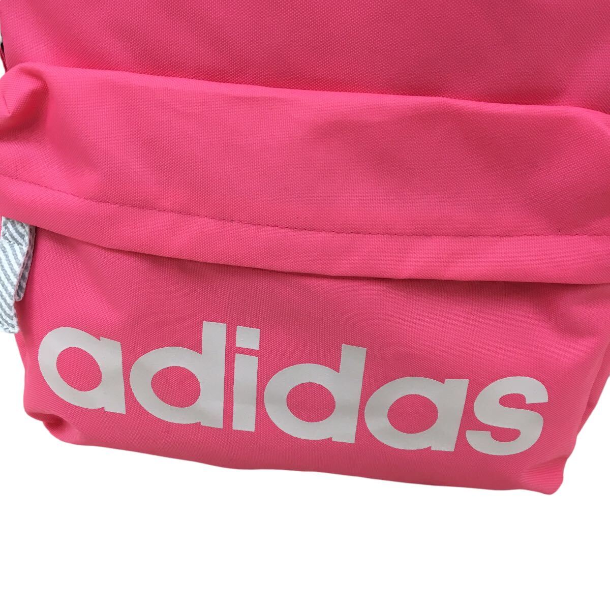 D529-⑨ adidas アディダス バックパック リュックサック かばん カバン 鞄 バッグ BAG ピンク系 実寸参考の画像2