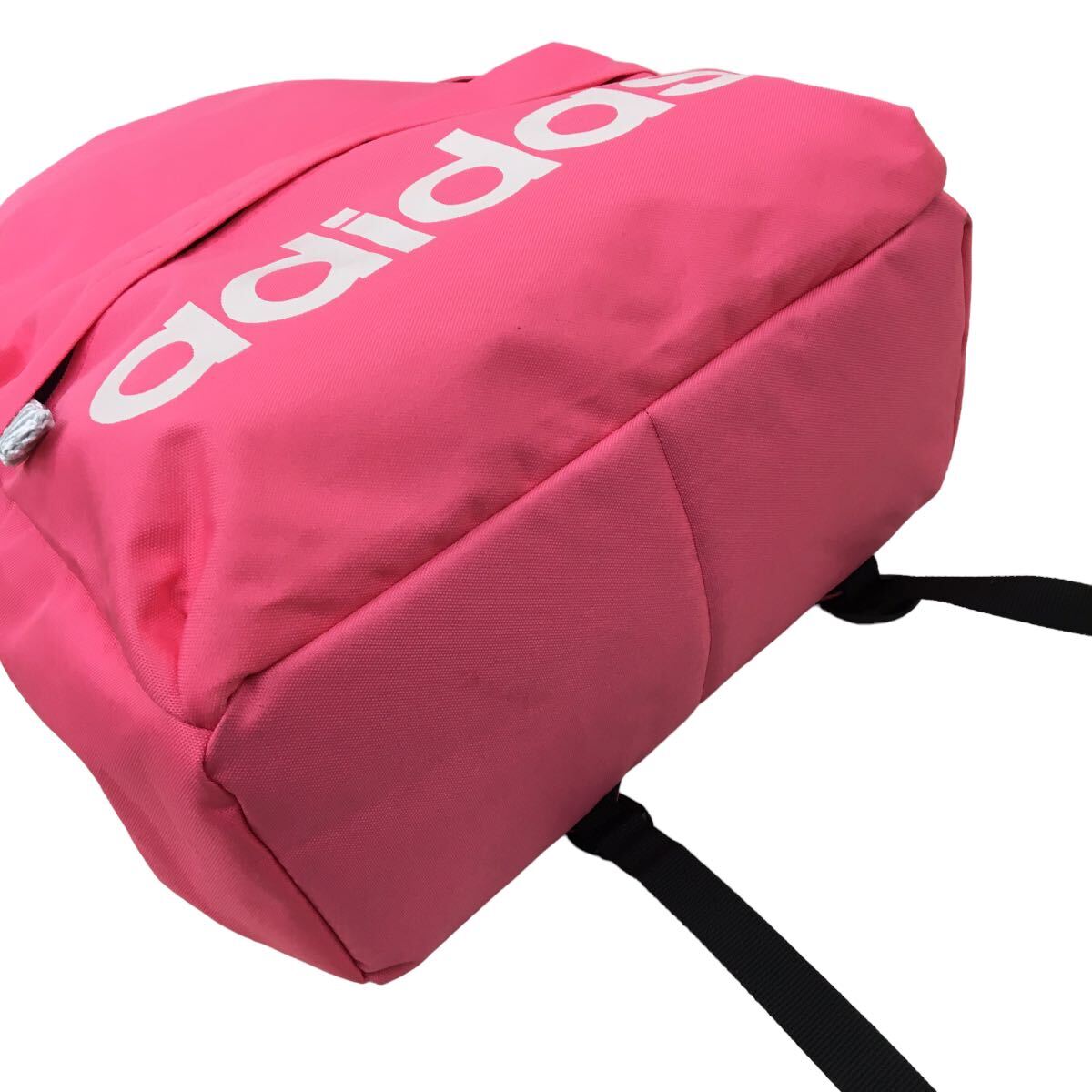 D529-⑨ adidas アディダス バックパック リュックサック かばん カバン 鞄 バッグ BAG ピンク系 実寸参考の画像5
