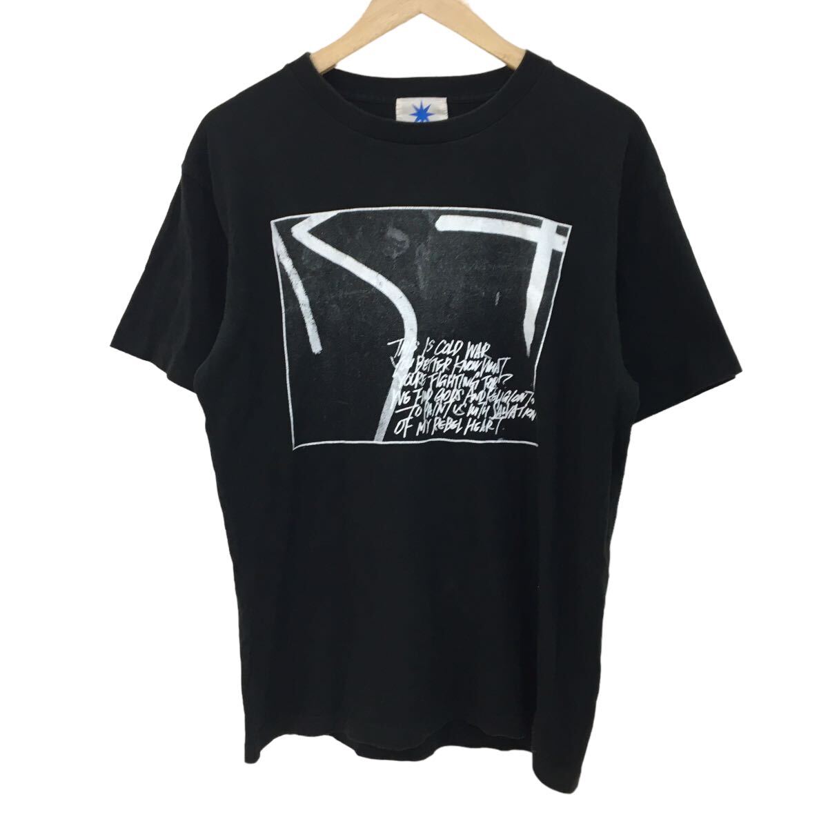 ND171 GDC ジーディーシー 半袖 Tシャツ トップス プルオーバー クルーネック コットン 綿100% ブラック メンズ L_画像5