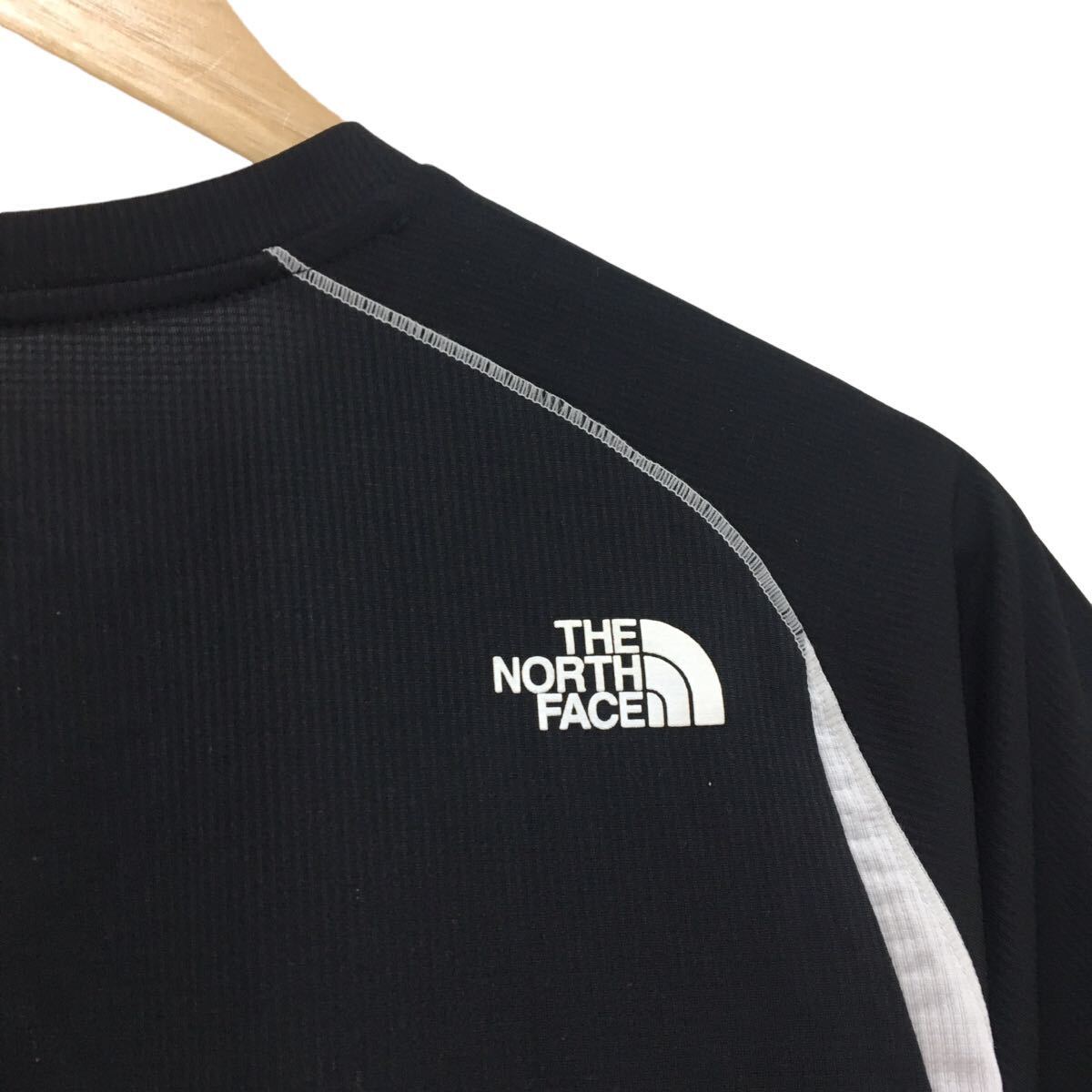 NC220 THE NORTH FACE ノースフェイス ランニング プラクティスシャツ 半袖 Tシャツ ティシャツ トップス カットソー メンズ M ブラック 黒_画像6