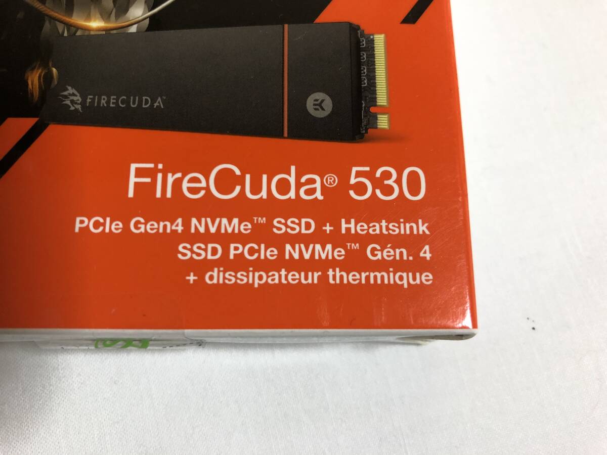 Seagate FireCuda 530 M.2 内蔵 SSD ヒートシンク付き 1TB PCIe Gen4 x4 ZP1000GM3A023 未開封の画像6