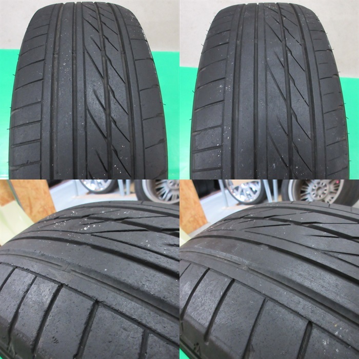 トヨタ 180系 マジェスタ純正 215/55R17 夏タイヤ 40-50%山 グッドイヤーEAGLE RVS 4本 5穴PCD114.3 7JJ +45 クラウン エスティマ 中古新潟_画像10