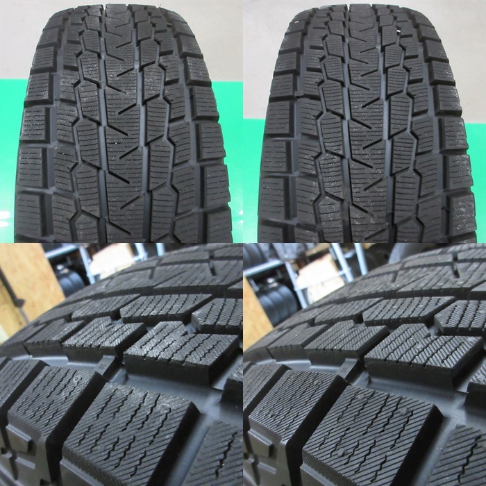 極上 JEEPラングラー 265/70R17 冬用2022年超バリ山スタッドレス 90%-95%山 ヨコハマ iceGUARD G075 4本 5穴PCD127 +38 ジープ 中古新潟_画像9