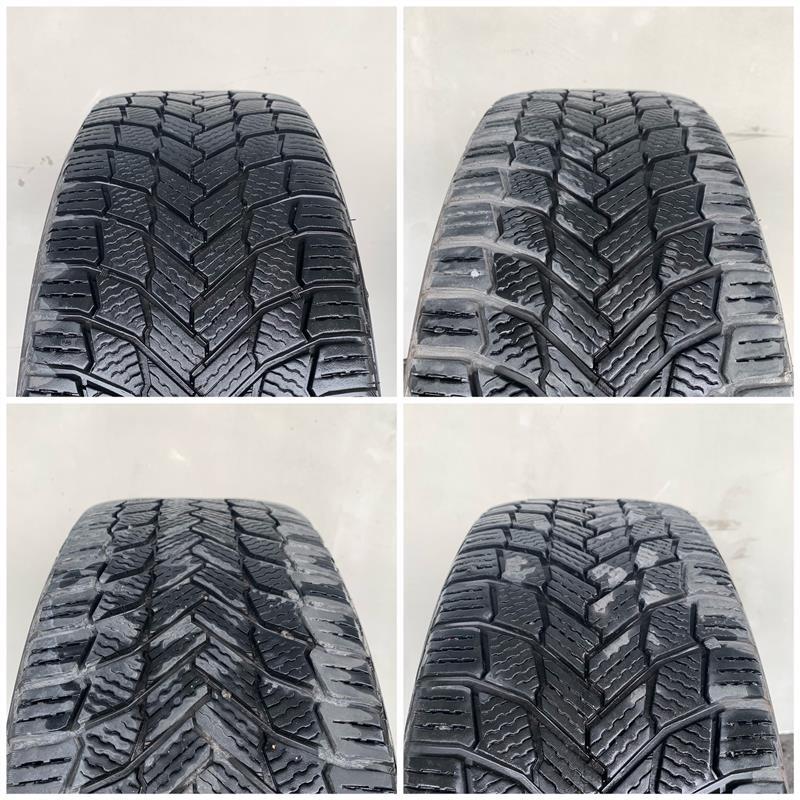 W205 Cクラス スタッドレスタイヤ ミシュラン MICHELIN X-ICE SNOW 225/45 R18 ホイール 4本セット SL保管の画像4