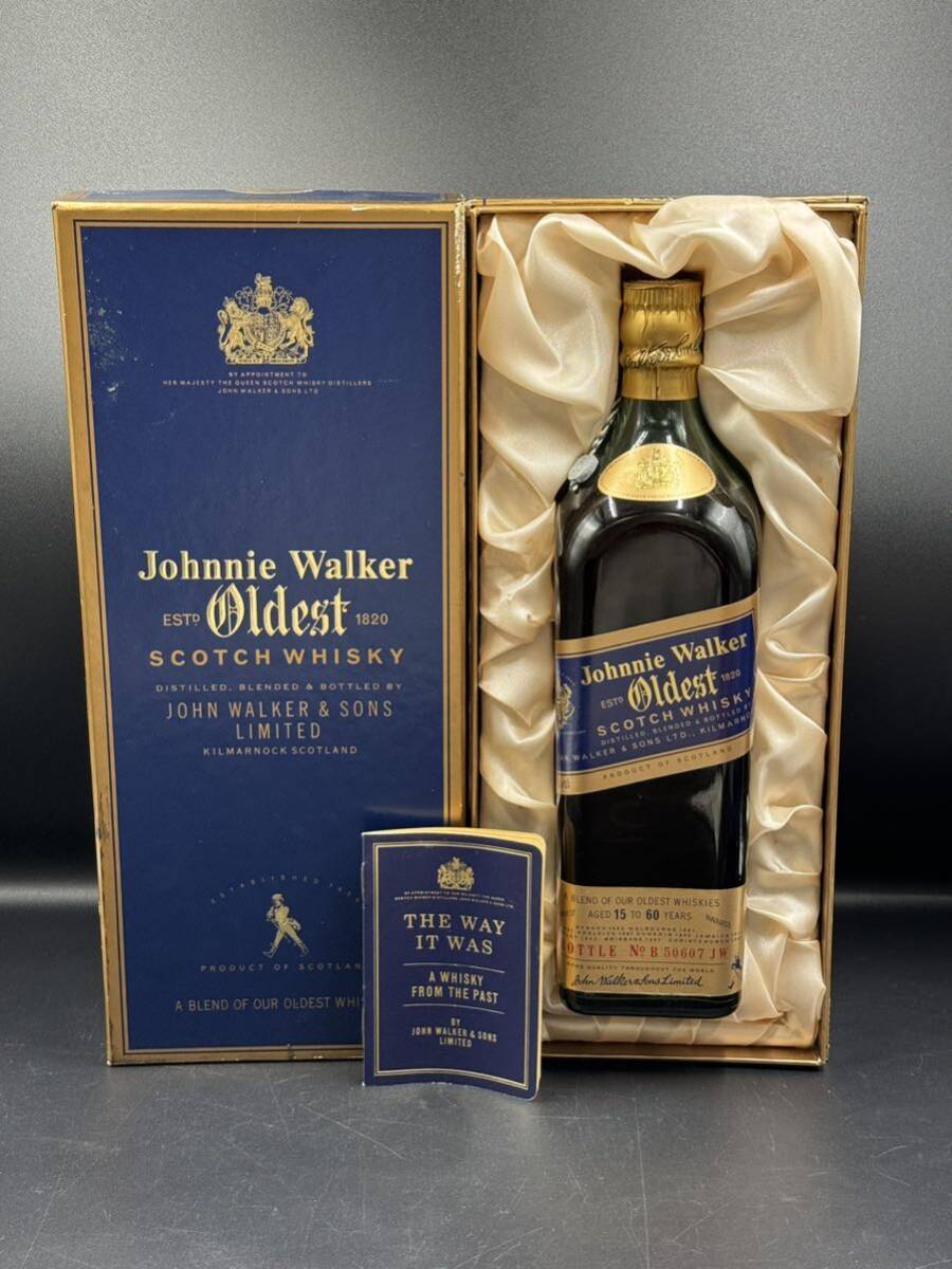 ジョニーウォーカー oldest スコッチウイスキー ブルーラベル オールデスト の画像1