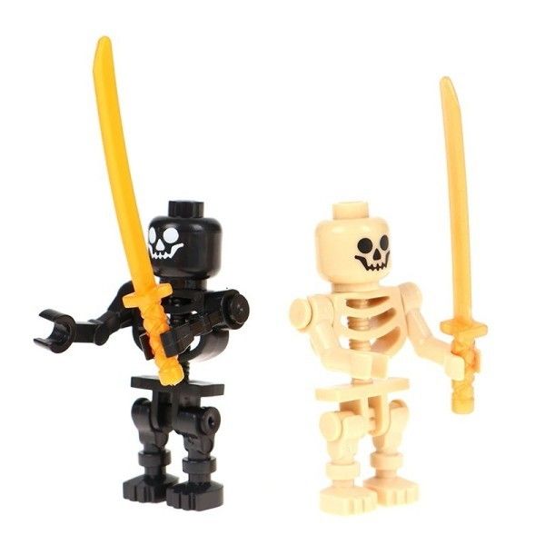 100体 ガイコツ 骸骨 ミニフィグ レゴ LEGO 互換 スケルトン 幽霊 aKo 