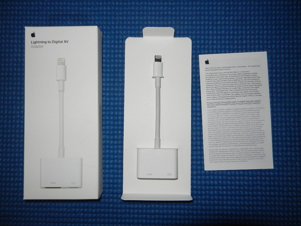 [Iphone]Apple Lightning - Digital AV adapter ( used * beautiful goods ) origin boxed 