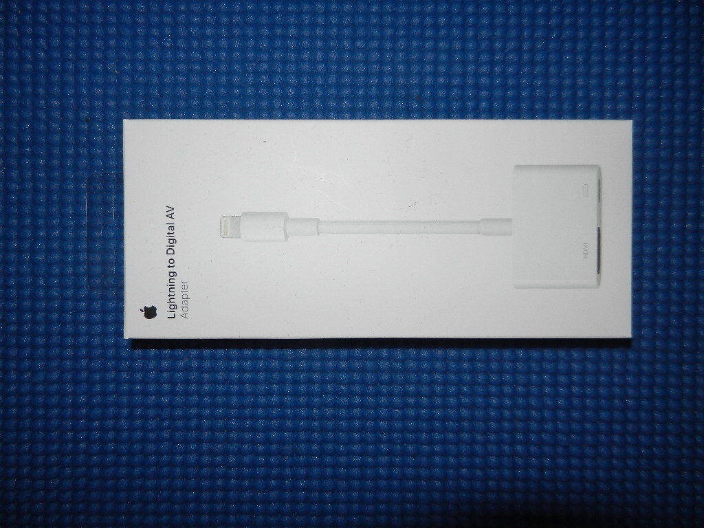 [Iphone]Apple Lightning - Digital AV adapter ( used * beautiful goods ) origin boxed 