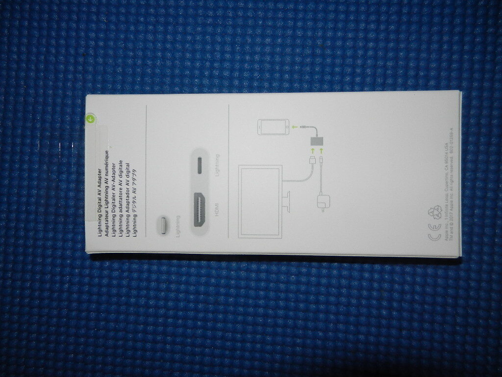 【Iphone】Apple Lightning - Digital AVアダプタ(中古・美品)元箱入り_画像4