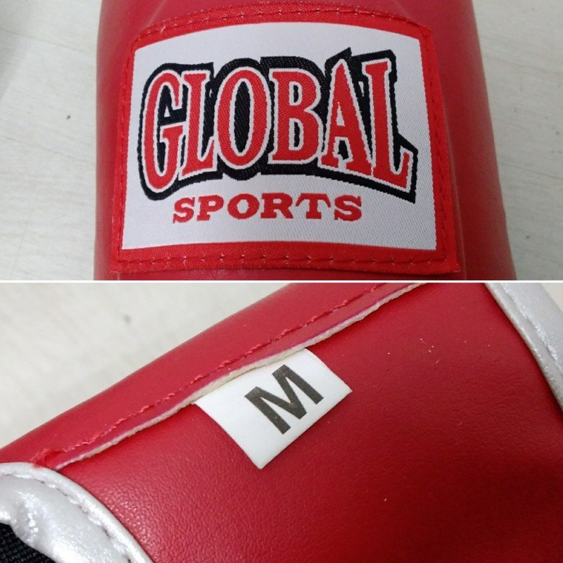 GLOBAL SPORT glow bar sport Pro leg guard M size protector leg-guards 
