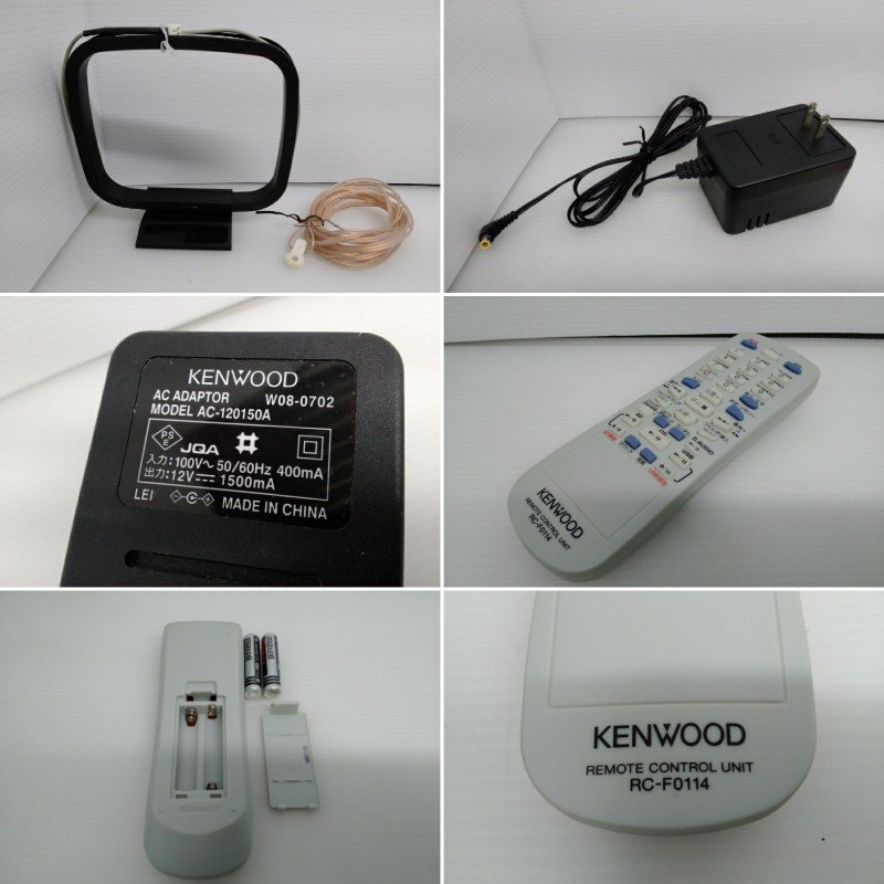 KENWOOD ケンウッド CR-A7USB パーソナル オーディオ システム ステレオシステム リモコン 2011年製_画像6