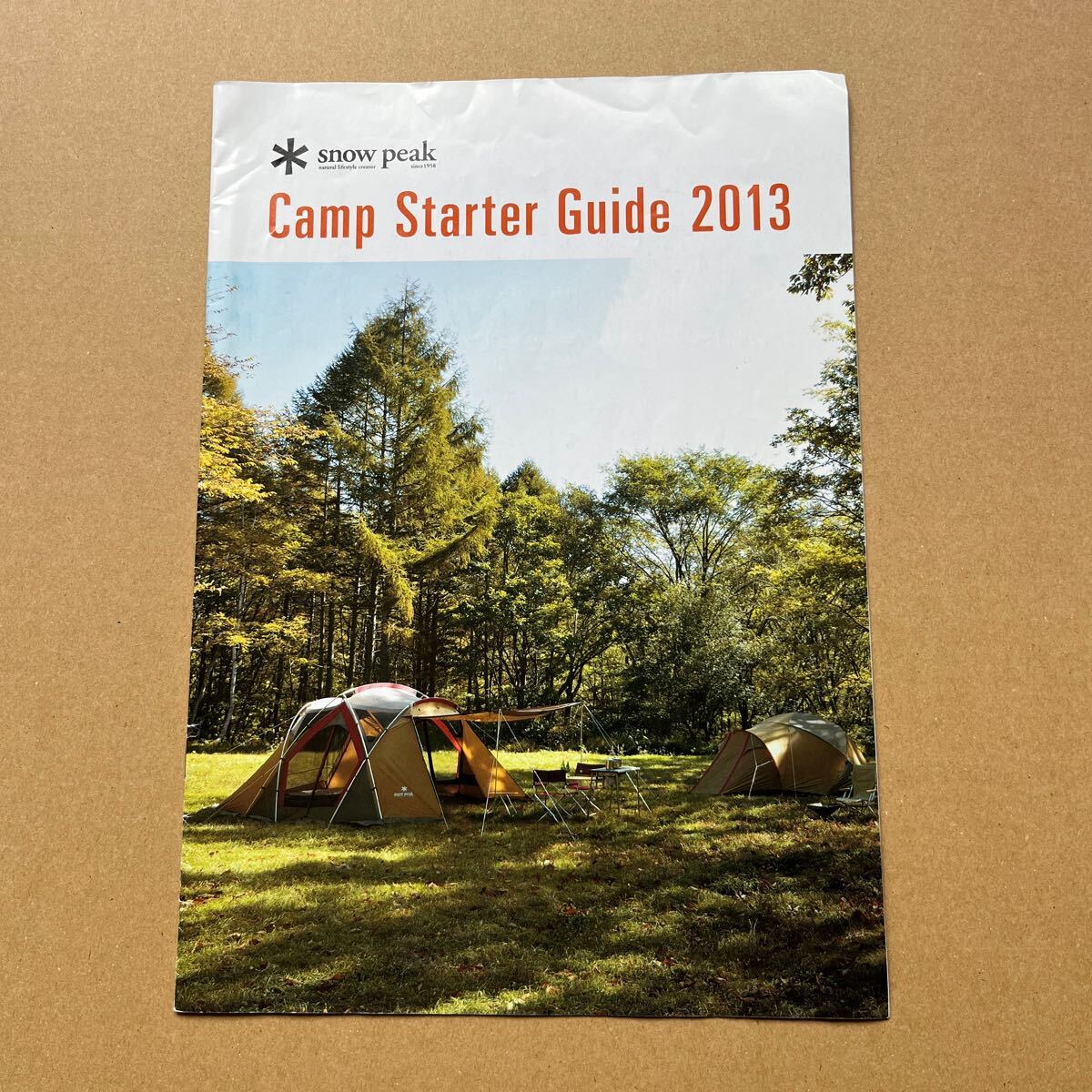 スノーピーク　キャンプスターターガイド2013 snow peak Camp starter guide_画像1