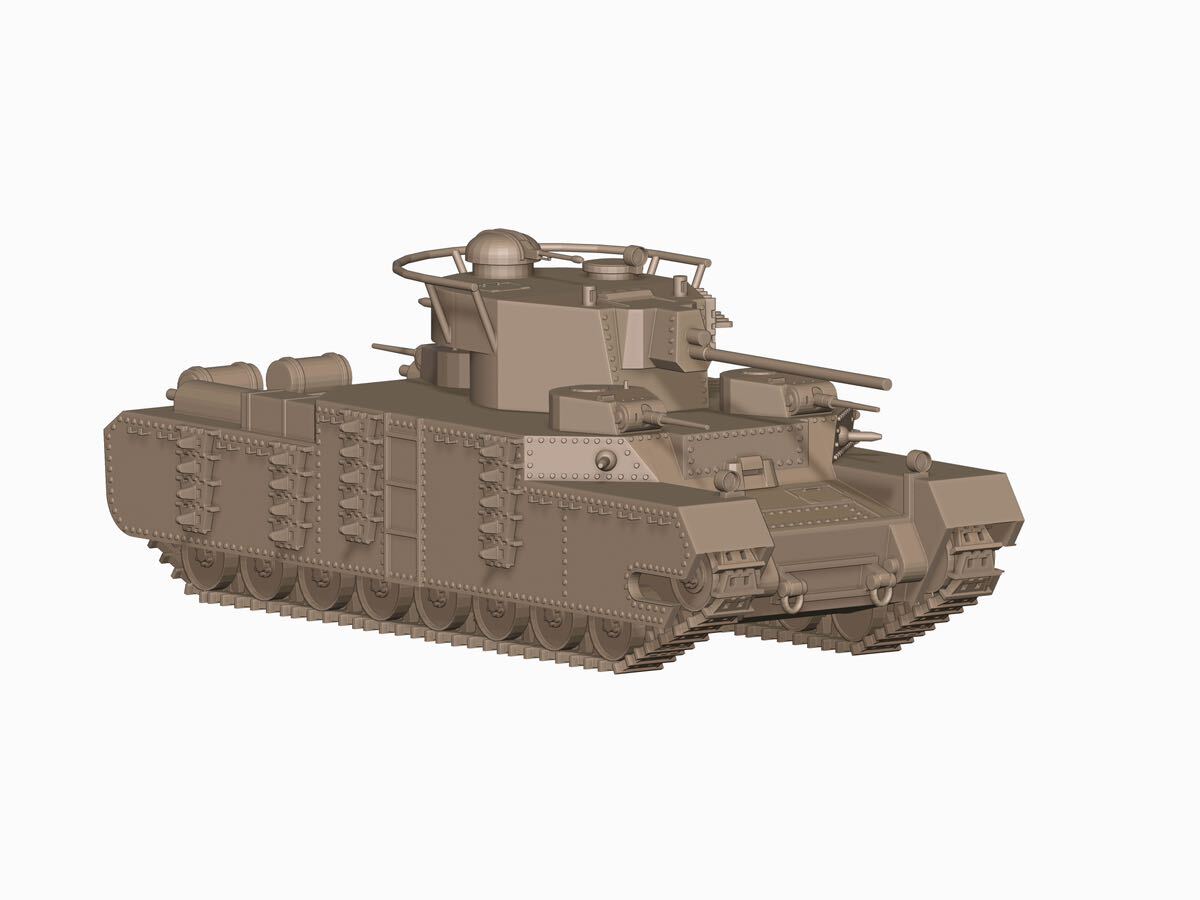1/72レジンキット 未塗装 WWⅡ 日本陸軍 150ｔ超重戦車[オイ] (改)【同梱可能】240328の画像1