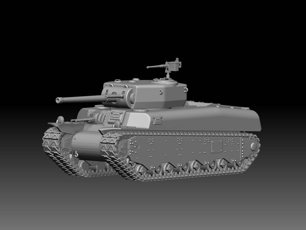 1/72 レジンキット　未塗装 WWⅡ アメリカ軍　M6 重戦車　【同梱可能】240415_画像1