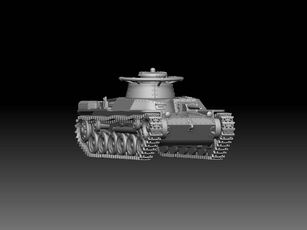 1/35 resin kit not yet painting WWⅡ Japan land army 9 7 type middle tank finger . tank type [ including in a package possibility ]240423