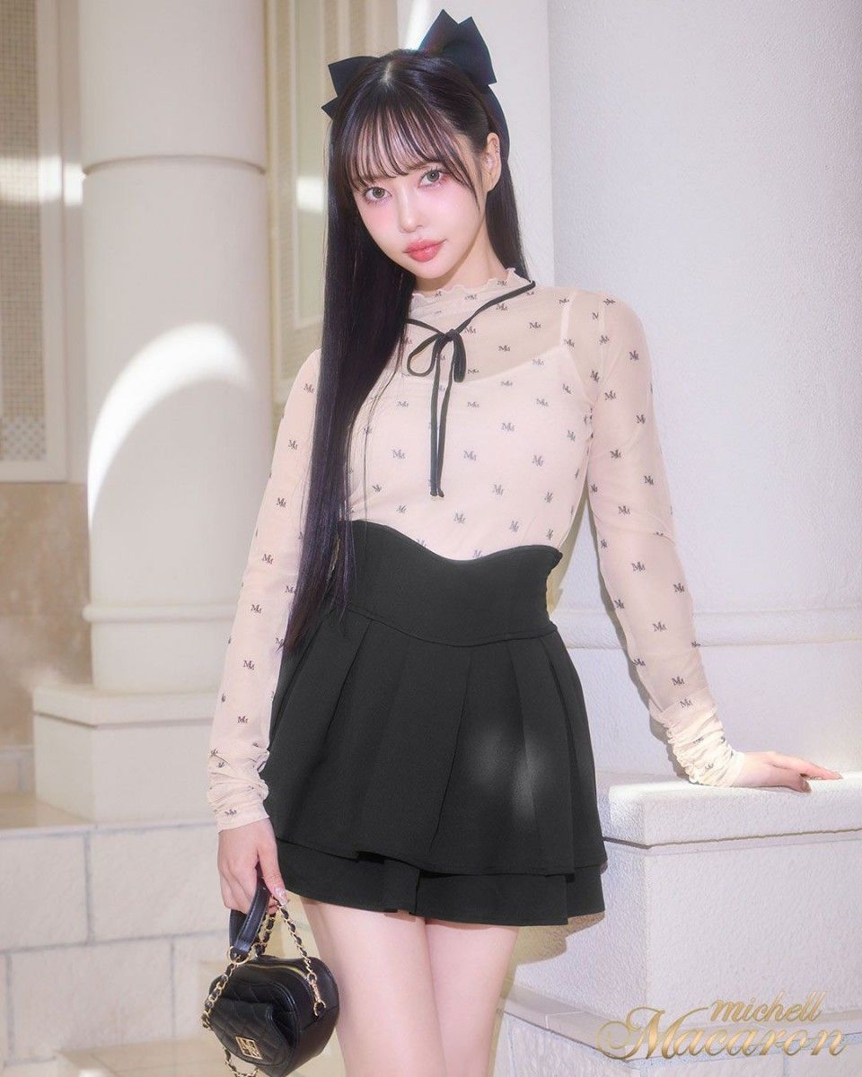 ミシェルマカロン 美脚スカート ブラック s - スカート ミシェルマカロン 美脚スカート ブラック s - スカート