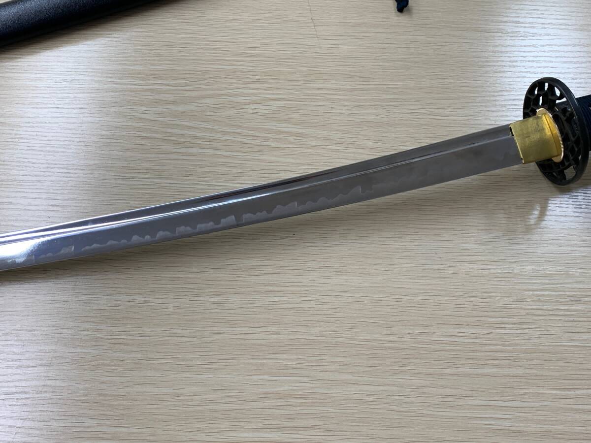 【7392】模造刀 レプリカ インテリア 置物 オブジェ 武具 日本刀 コレクション レトロ 鞘 和風 の画像4