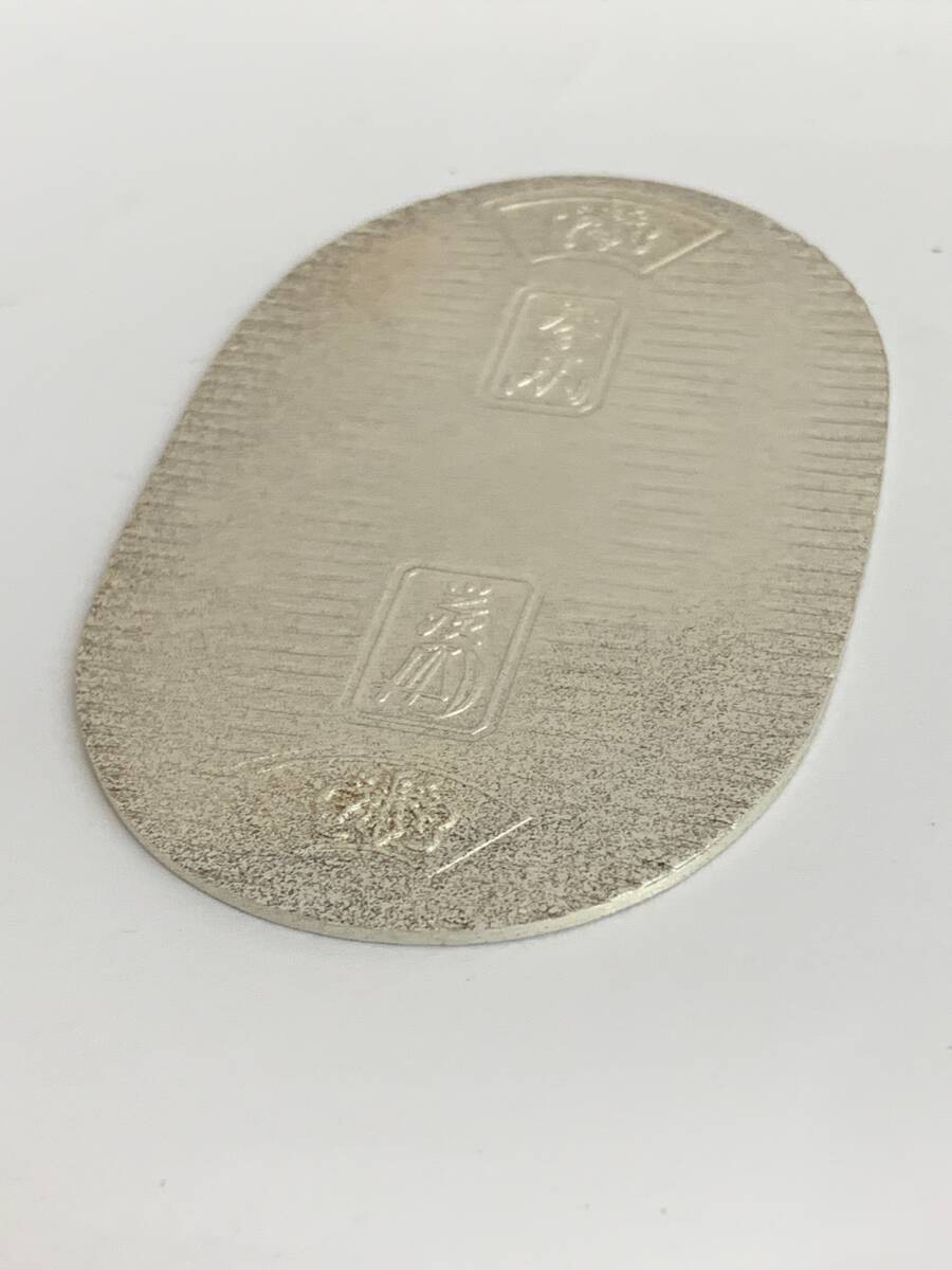 【7544.01】佐川急便 佐川清 純銀 20g 飛脚 記念品 純銀小判 シルバー コレクション 約20gの画像3