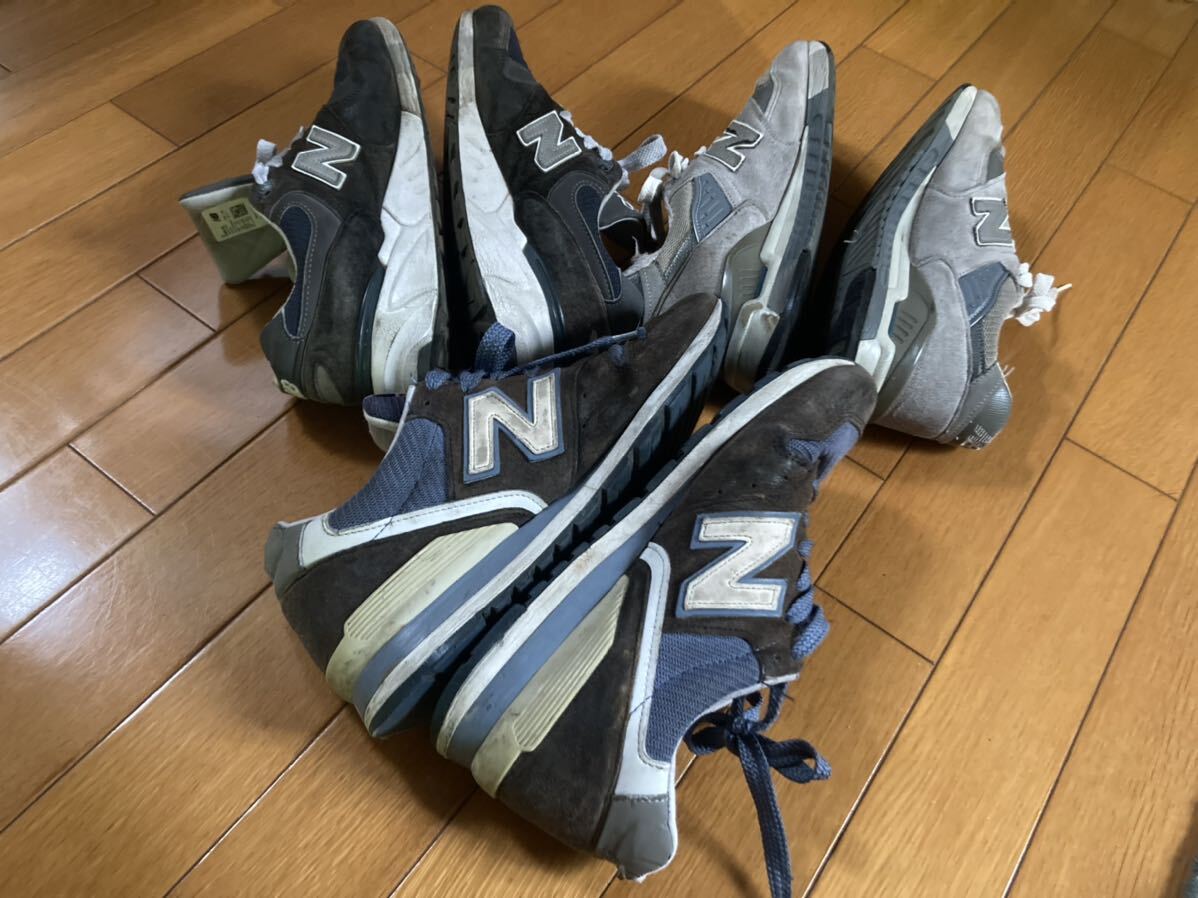 【MADE IN USA New Balance 996/998/999 サイズ9D 27cm 3足セット】1300140017002000の画像3