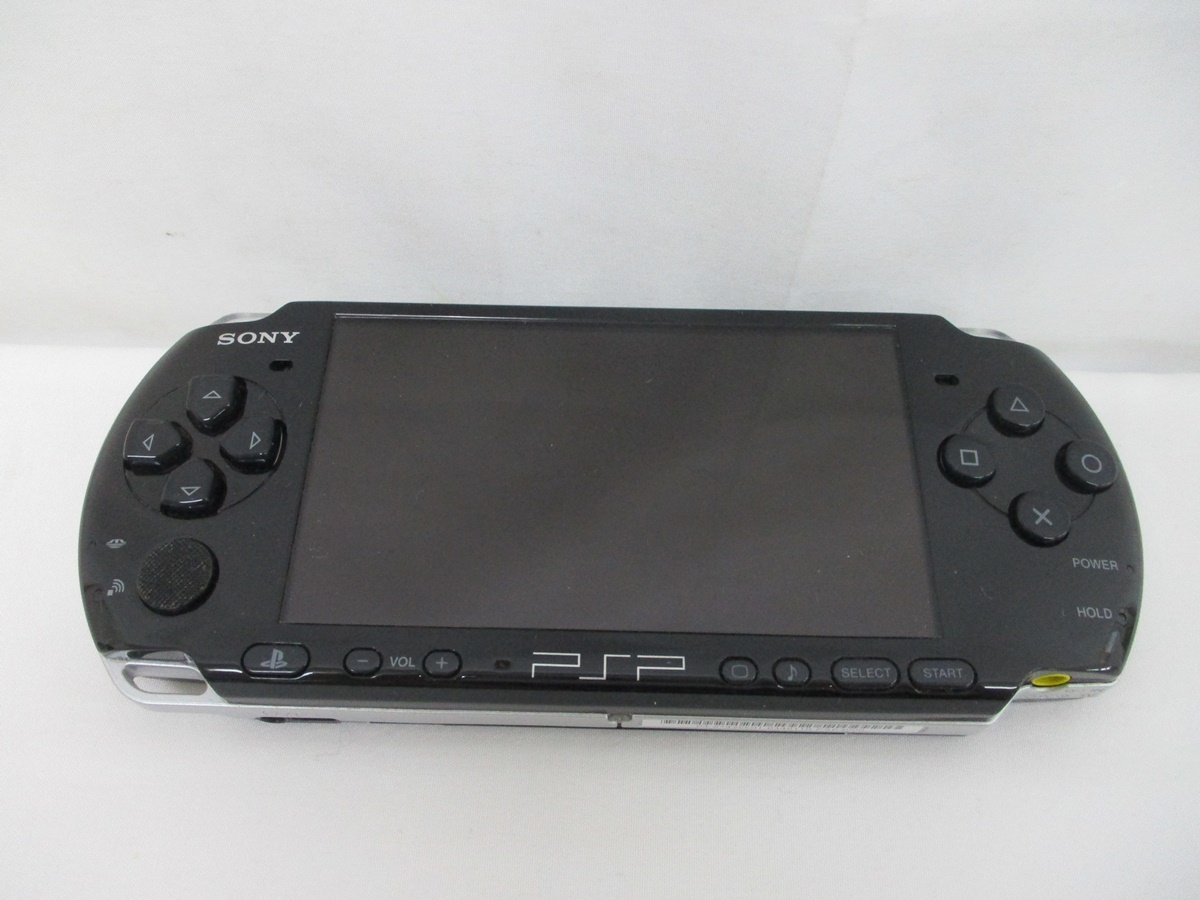7152P PSP-3000PB プレイステーション・ポータブル ピアノ・ブラック メモリースティック プロデュオ 2GB付き ゲーム機 動作確認済の画像3