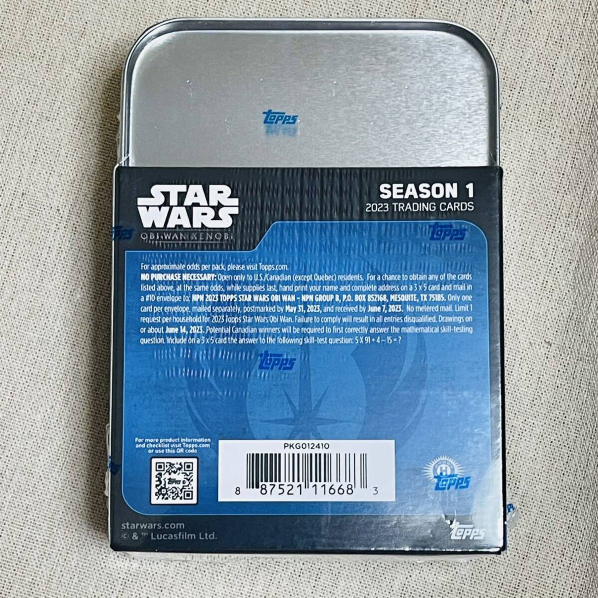 新品送料無料　STAR WARS OBI-WAN KENOBI HOBBY BOX 2023 スターウォーズ　オビワンケノービ　トレカ　ホビーボックス_画像4