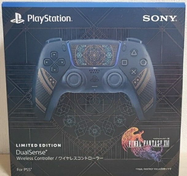 【新品未開封】PS5 コントローラー(DualSense) リミテッドエディション ワイヤレスコントローラー FINAL FANTASY XVI SONY ソニー_画像1