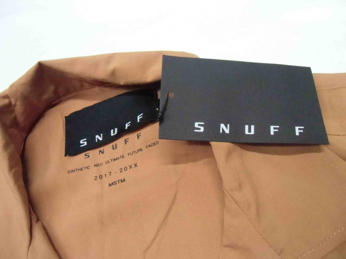 新品 SNUFF スナフ ビッグシルエット ボーリングシャツ LHP取扱 キャメル 刺繍 21　エンブロイド F フリーサイズ 半袖シャツ_画像6