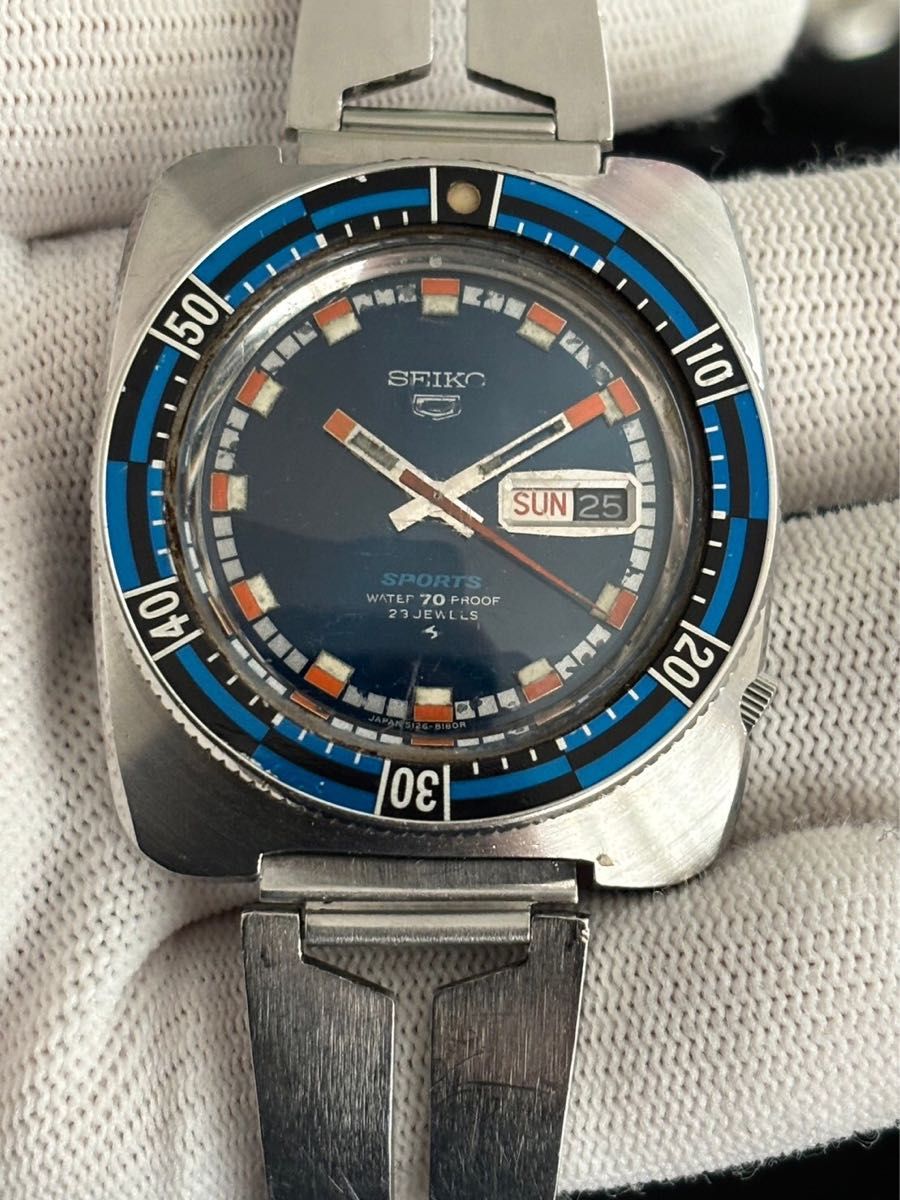 最終値下げ 希少 SEIKO セイコー 5スポーツ Ref 5126-8120 稼働 最終値下げ 希少 SEIKO セイコー 5スポーツ Ref 5126-8120 稼働