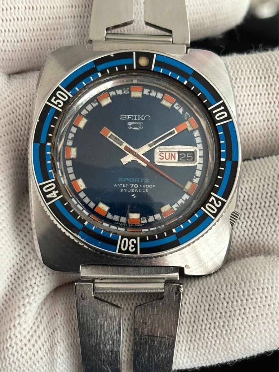 ※最終値下げ 希少 SEIKO セイコー 5スポーツ Ref.5126-8120 稼働品◎