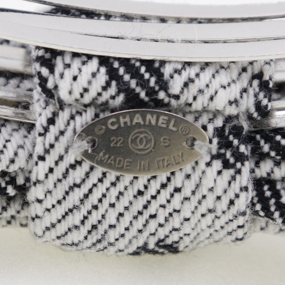 CHANEL シャネル 22S バレッタ コットン レディース【I131824193】中古_画像5