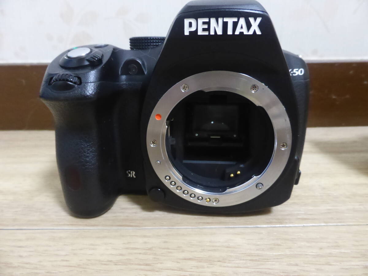 PENTAX ペンタックス K-50　デジタル一眼レフカメラ　2台まとめ 未確認 ジャンク☆_画像8