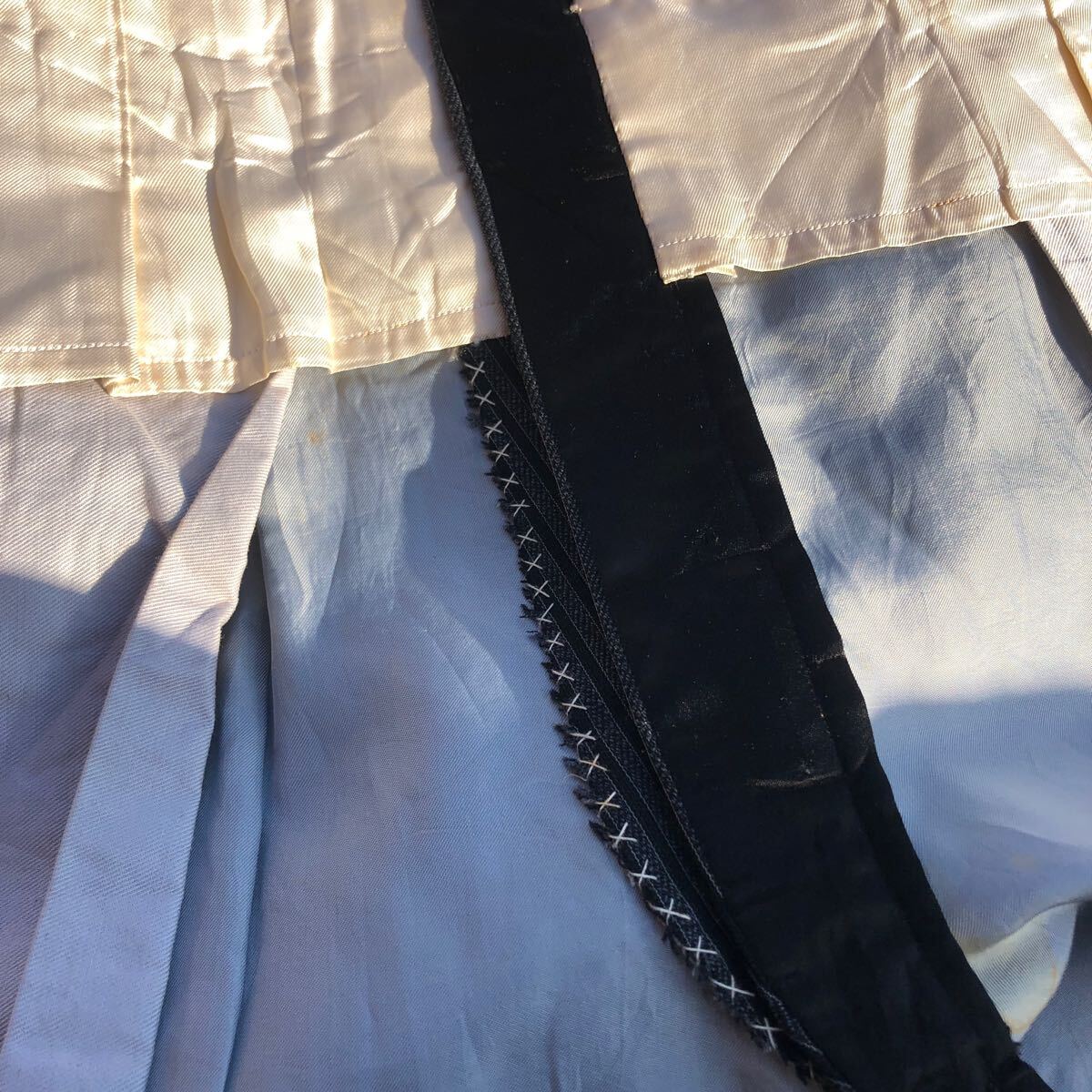 50s 60s 国産 Vintage ヴィンテージ ウール ストライプ ドレス 50s 60s 国産 Vintage ヴィンテージ ウール ストライプ ドレス