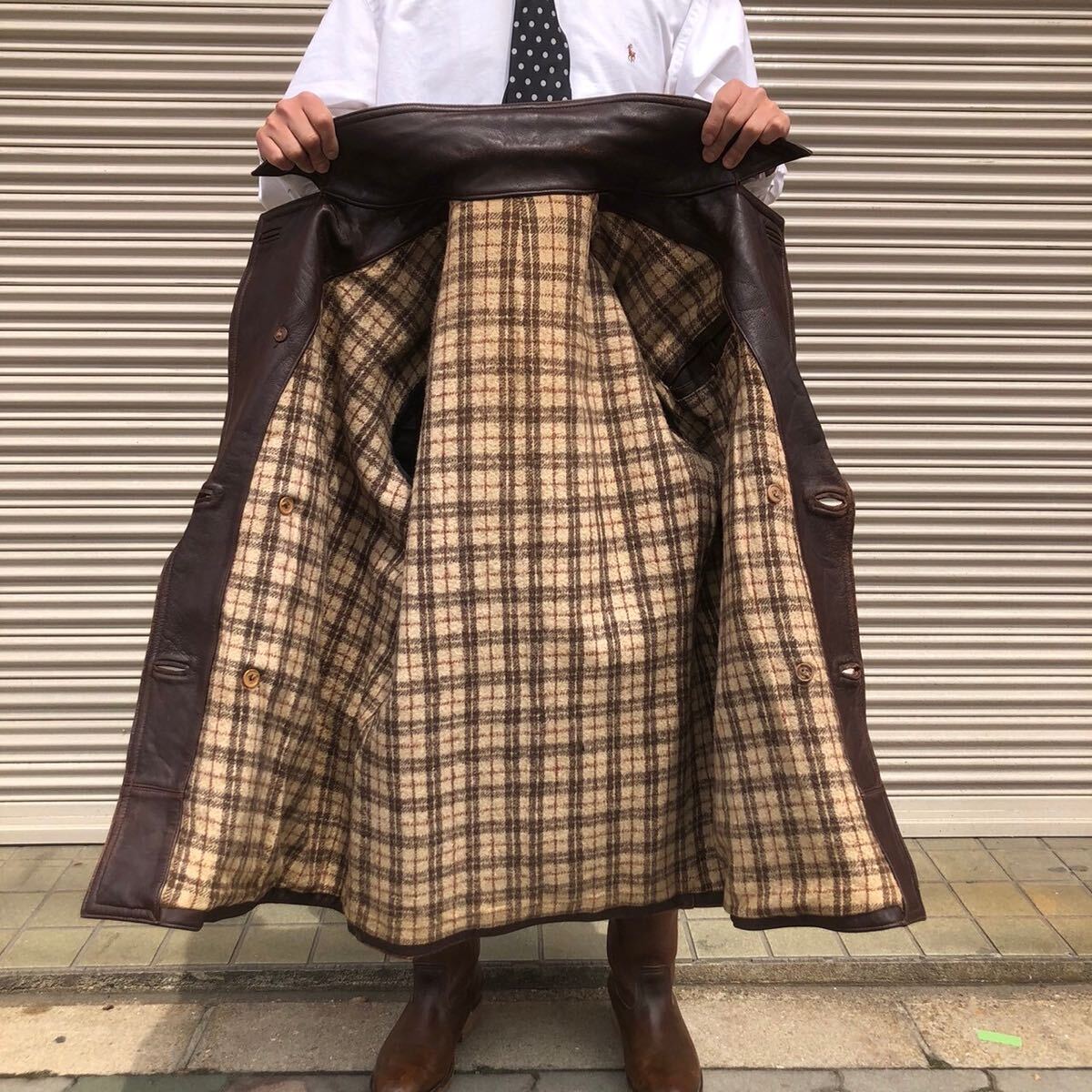 50s FRANCE Vintage フランス パイロット レザー ヴィンテージ 50s FRANCE Vintage フランス パイロット レザー ヴィンテージ