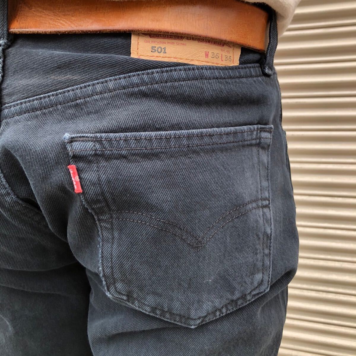 00s Levi's 501 ブラックデニム 501-0165ヴィンテージ ユーロ 後 00s Levi's 501 ブラックデニム 501-0165ヴィンテージ ユーロ 後