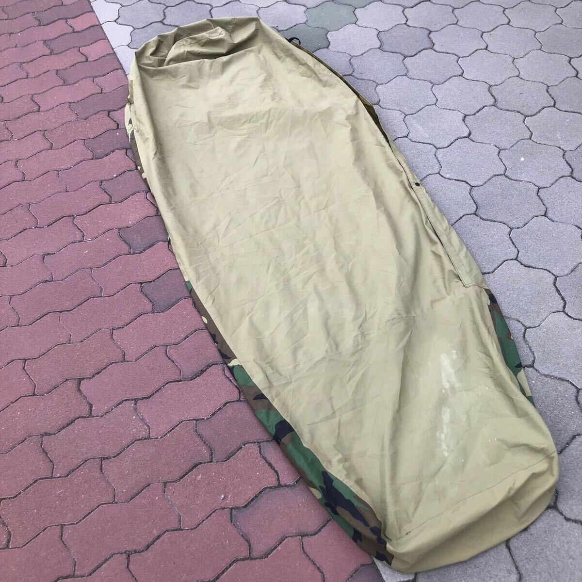 U.S.ARMY 米軍 実物 GORE-TEX BIVY COVER スリーピングバッグ シュラフ 寝袋 カバー ゴアテックス カモフラ 迷彩柄 ミリタリー アメリカ軍の画像9