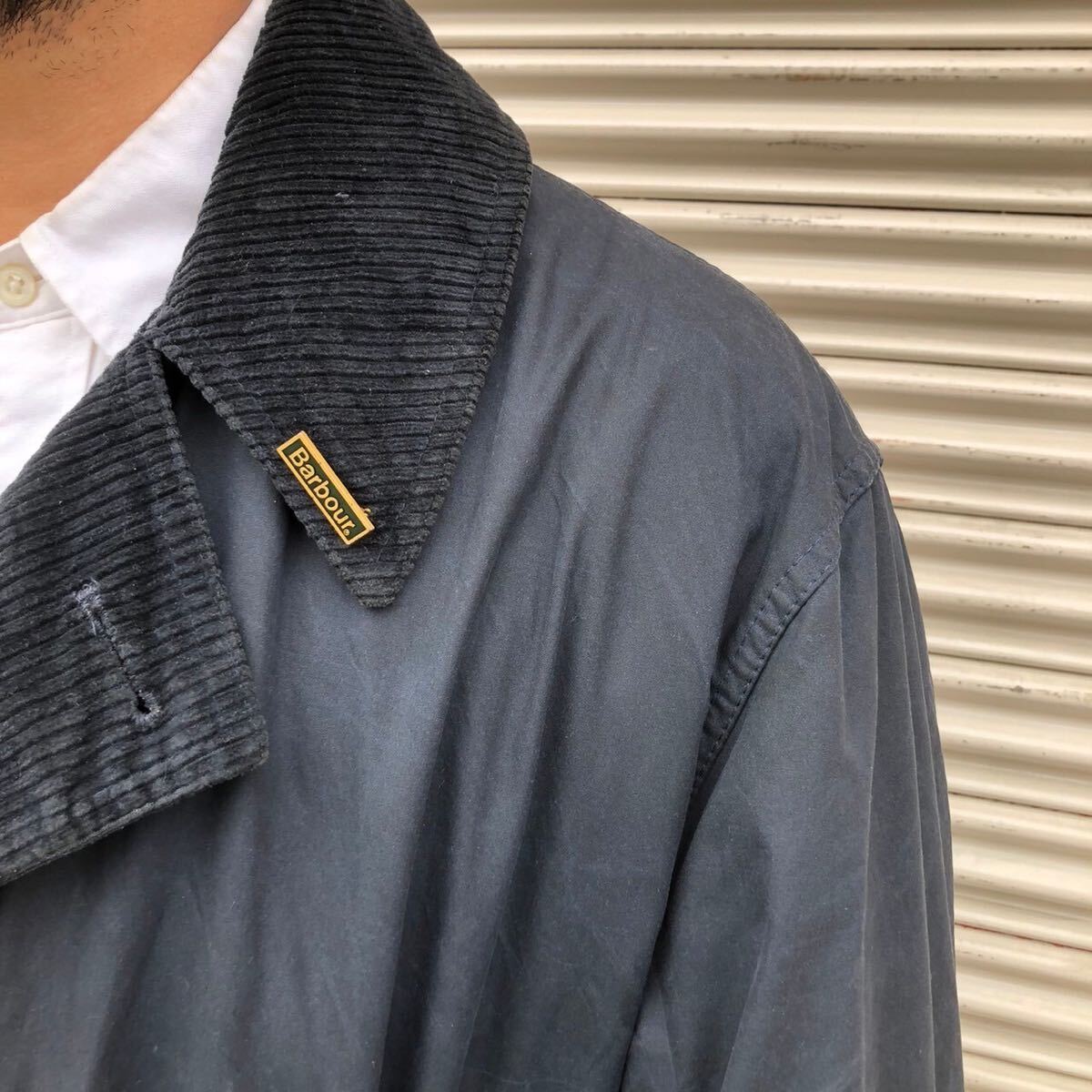 英国製 90s Barbour バブアー トレンチコート 旧3クレスト 英国製 90s Barbour バブアー トレンチコート 旧3クレスト