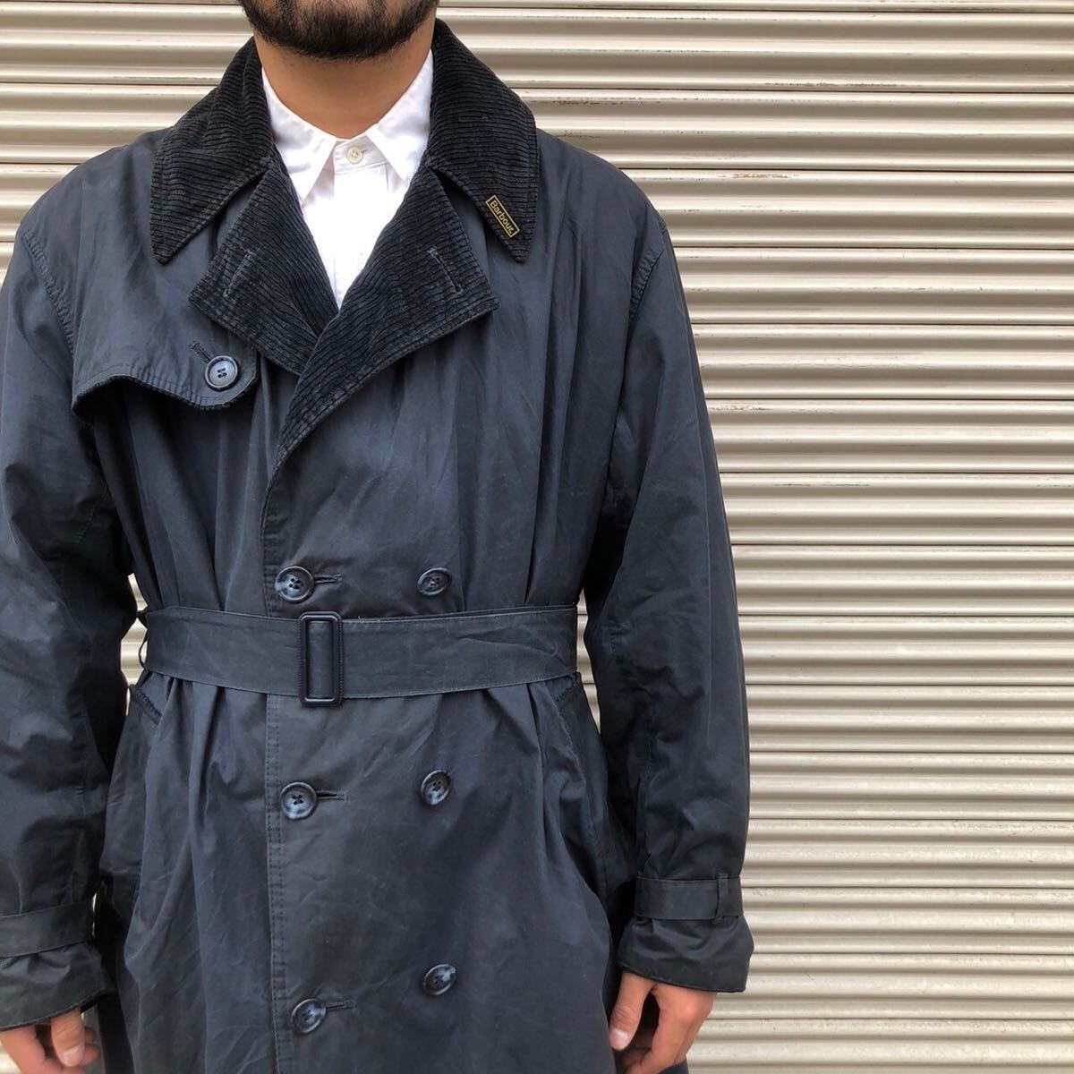 英国製 90s Barbour バブアー トレンチコート 旧3クレスト 英国製 90s Barbour バブアー トレンチコート 旧3クレスト