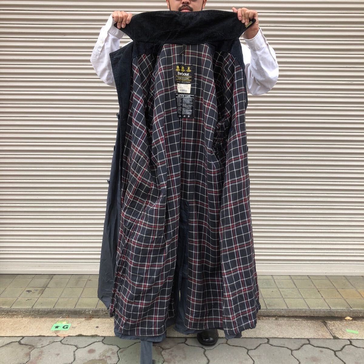 英国製 90s Barbour バブアー トレンチコート 旧3クレスト 英国製 90s Barbour バブアー トレンチコート 旧3クレスト