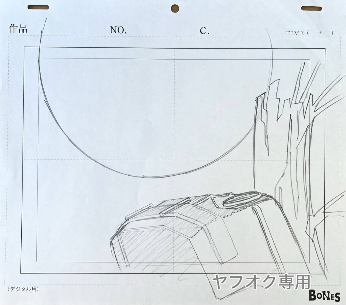 アニメ 鋼の錬金術師 直筆ラフ原画 エンディング コピーレイアウト EDの画像3