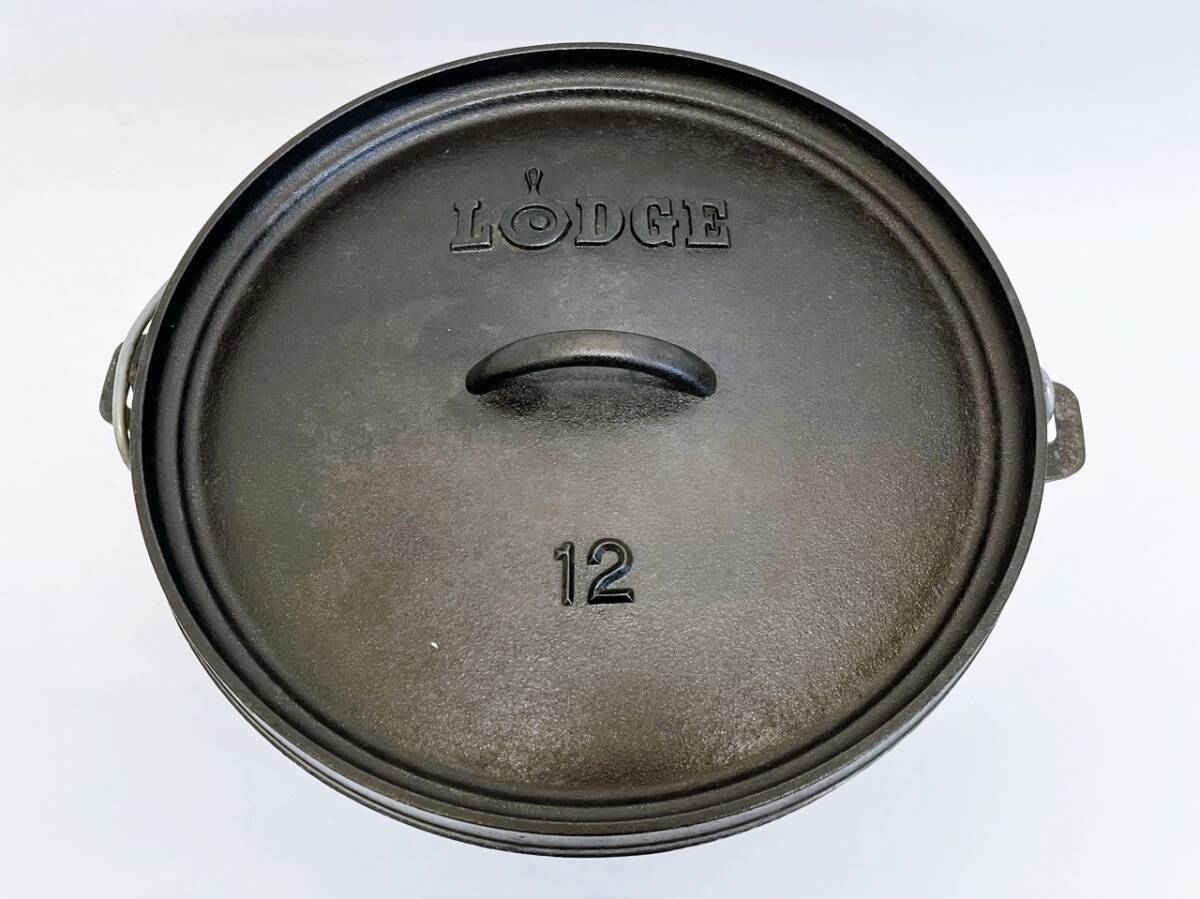 2 ダッチオーブン DUTCH OVEN LODGE12 12インチ キャンプオーブン アウトドア用品 アウトドア 料理 鍋 調理器具 鉄鍋 調理鍋_画像4