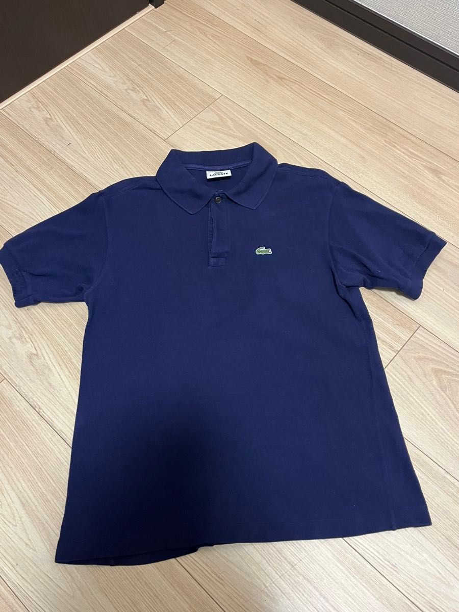 ラコステ LACOSTE DEVANLAY社製 コットンポロシャツ F5191 サイズ14  S