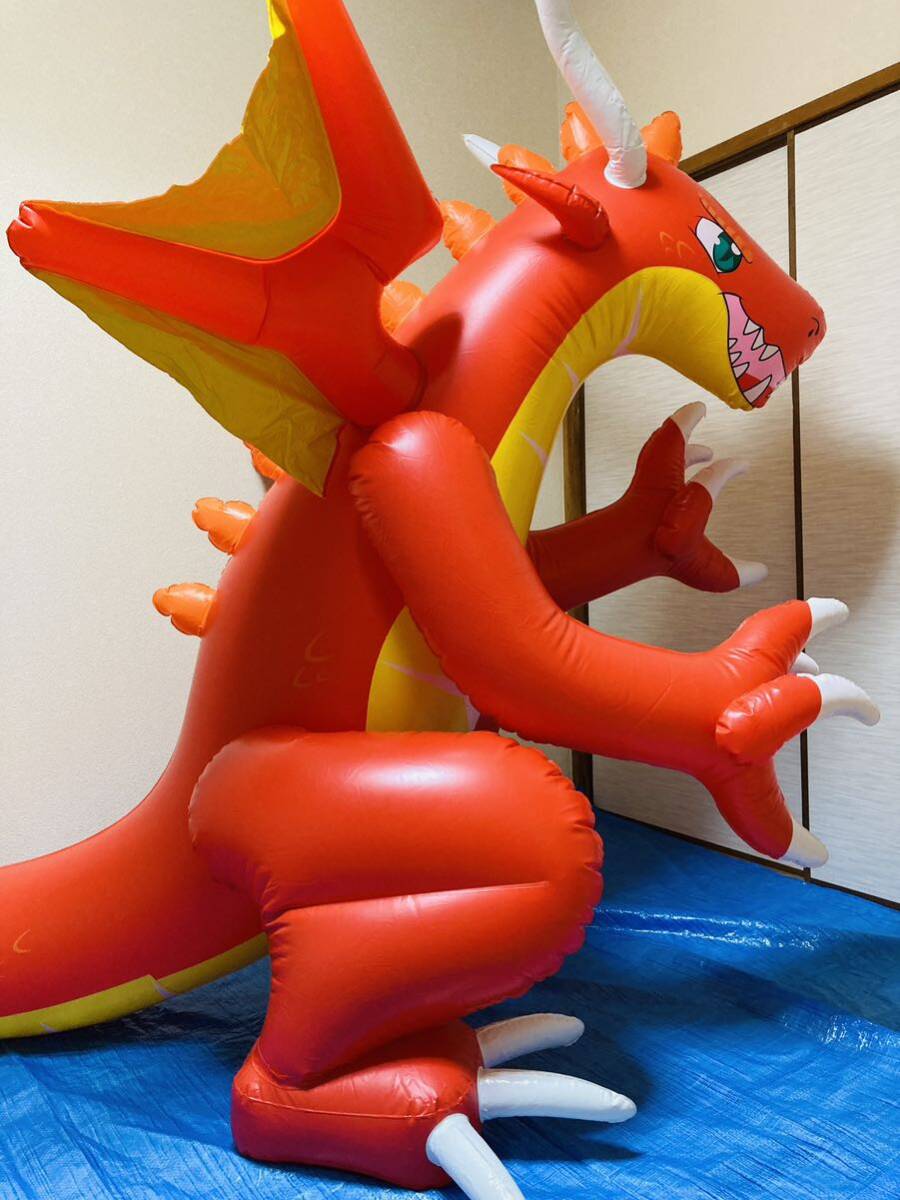 IW Inflatable World 赤色ドラゴン ツヤ無し 空気漏れ無し 希少 レア_画像6