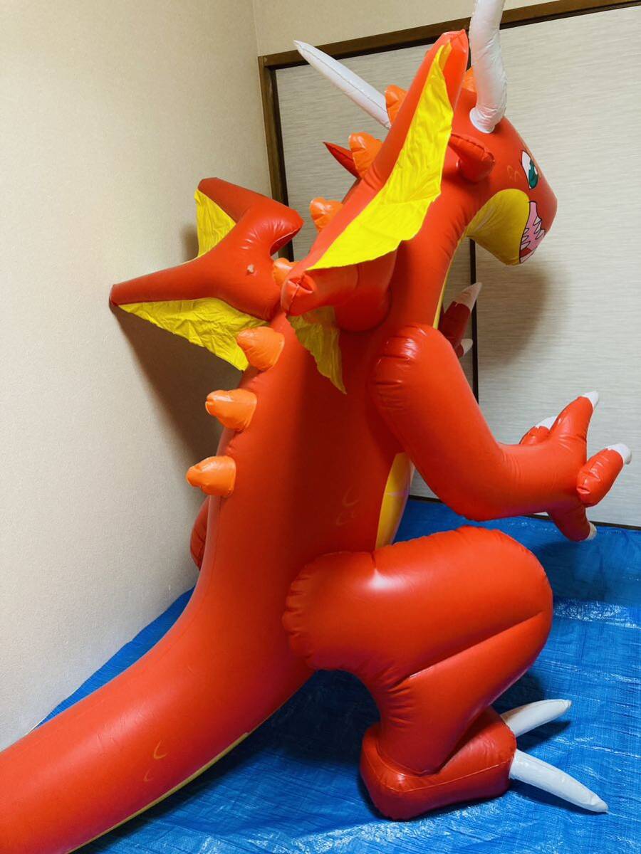 IW Inflatable World 赤色ドラゴン ツヤ無し 空気漏れ無し 希少 レア_画像5
