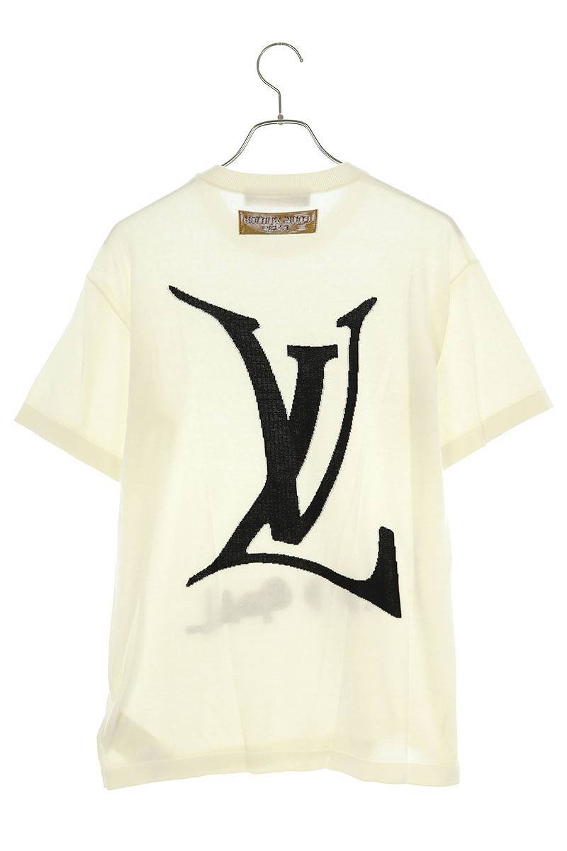 ルイヴィトン LOUISVUITTON 21AW RM212 GO5 HLN95W サイズ:XS エンドゴールLVクルーネックニットTシャツ 中古 SS13_画像2