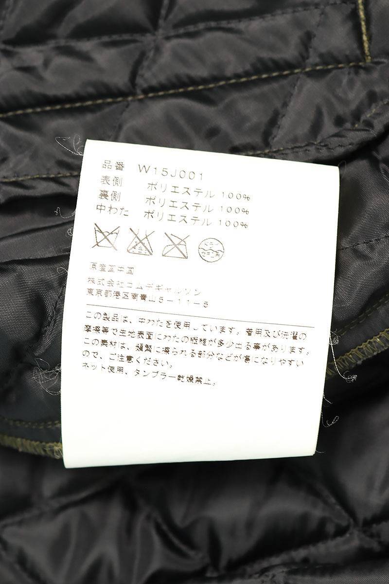 コムデギャルソンコムデギャルソン W15J001 サイズ:XS ドローコードボンバージャケットブルゾン 中古 BS99_画像3